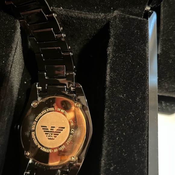 EMPORIO ARMANI CERAMICA LADIES AR 1496 - Picture 3 of 8